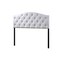 Baxton Studio Myra Full Size White Faux Leather Upholstered Button-tufted Headboard 118-6423 - alternate 1